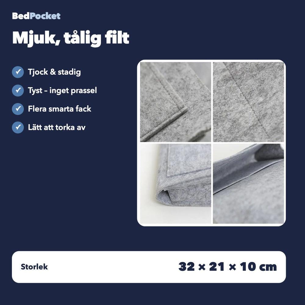 Mjuk filt, 32 × 21 × 10 cm